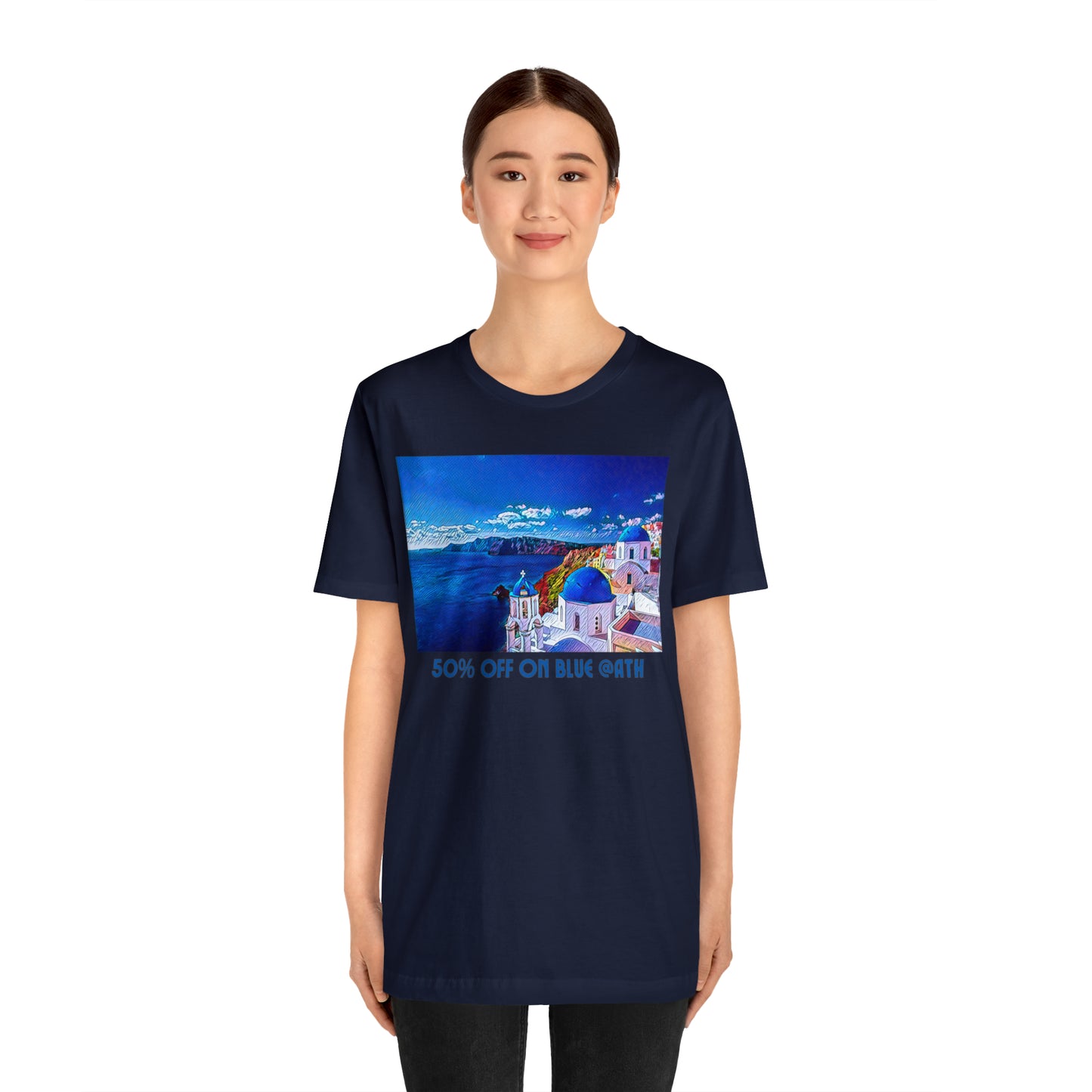 Comfy Short Sleeve T-Shirt: Greece