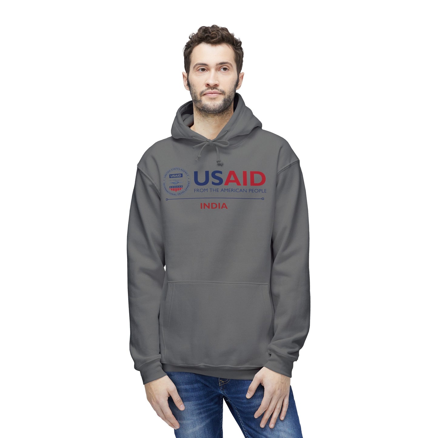 Made in the USA Hoodie, USAID: India