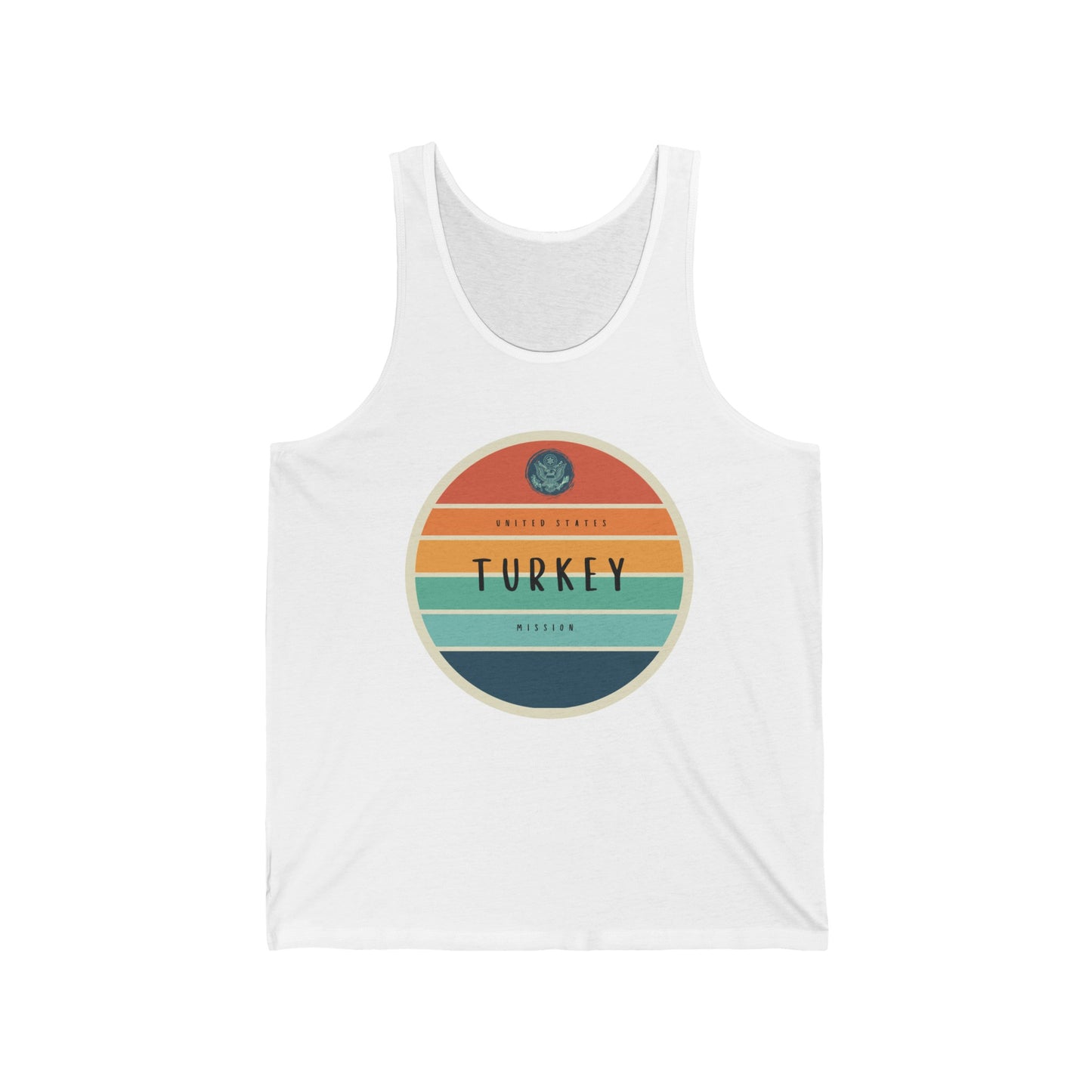 Setting Sun Tank Top: Turkey