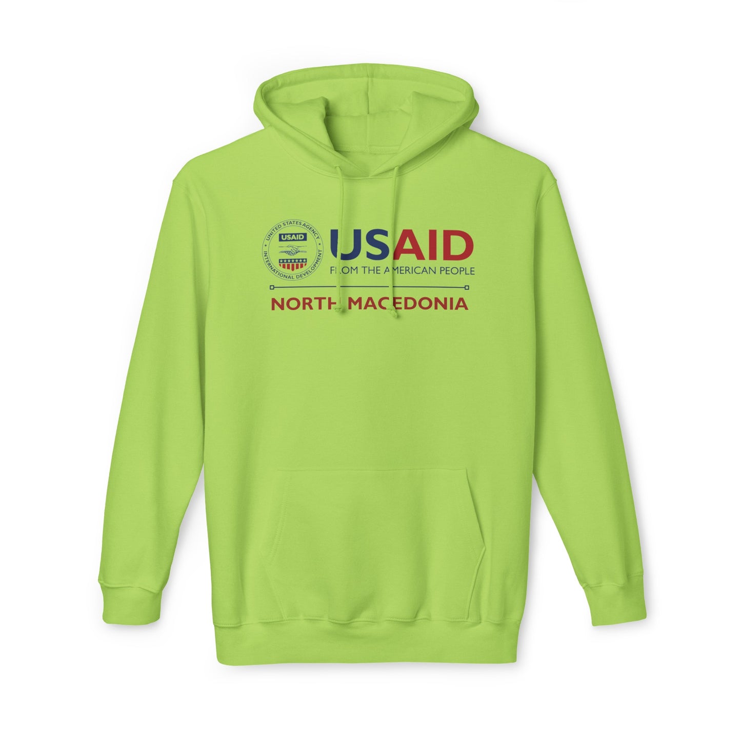 Made in the USA Hoodie, USAID: North Macedonia