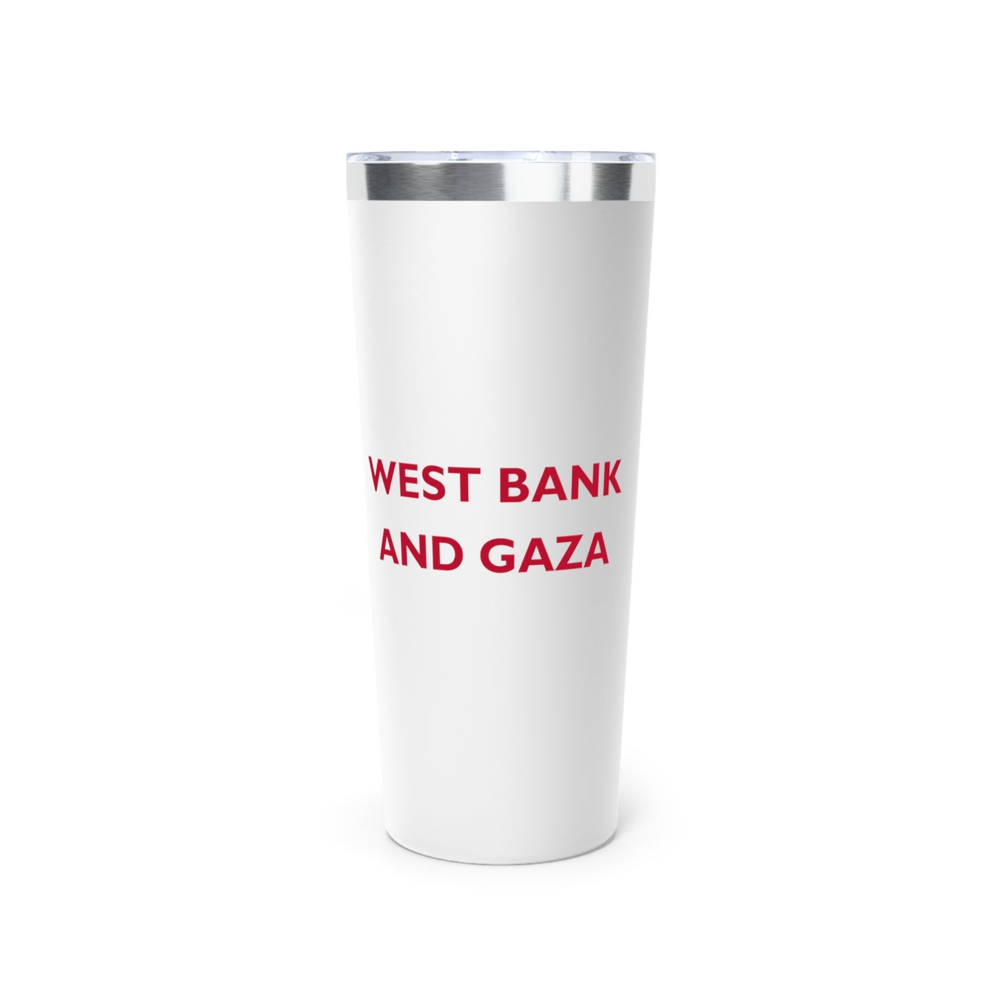 Copper Vacuum Insulated Tumbler, 22oz: USAID West Bank and Gaza