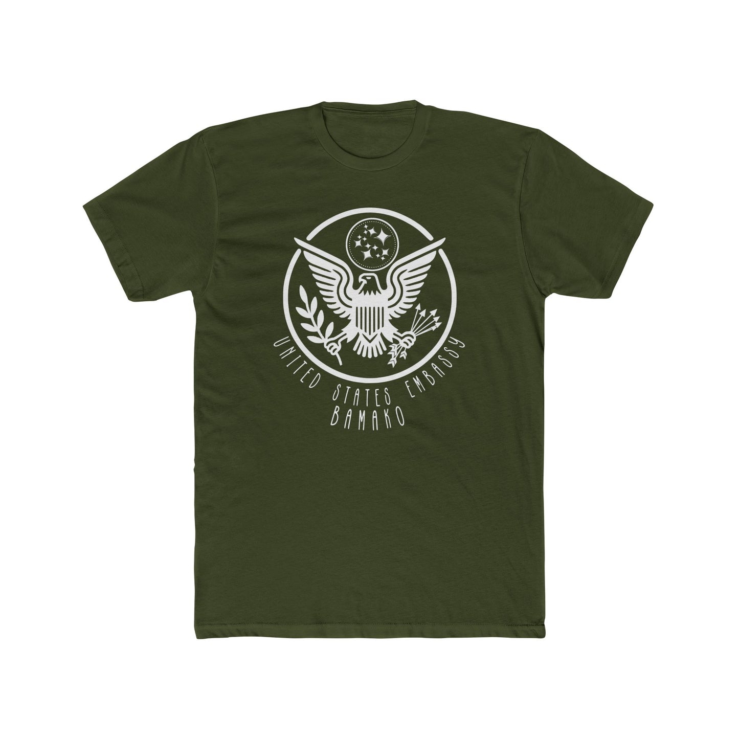 New Art Deco Cotton Crew Tee: Asmara