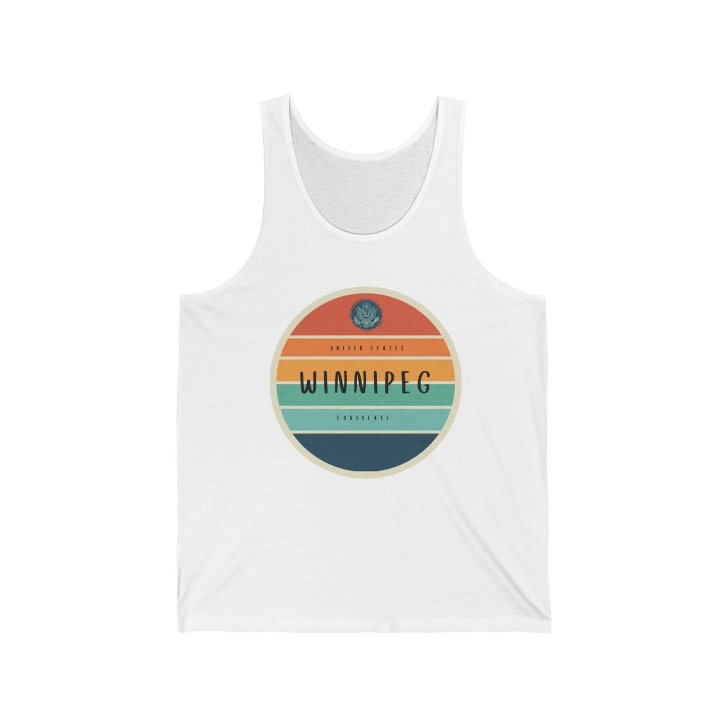 Setting Sun Tank Top: Winnipeg