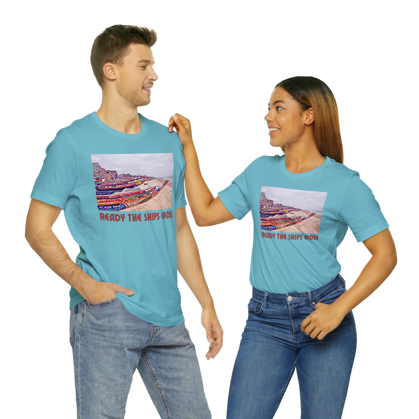 Comfy Short Sleeve Fun T-Shirt: Dakar