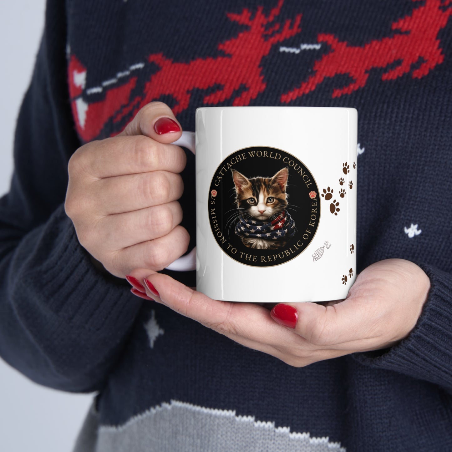 Cattache Mug, Calico: Republic Of Korea