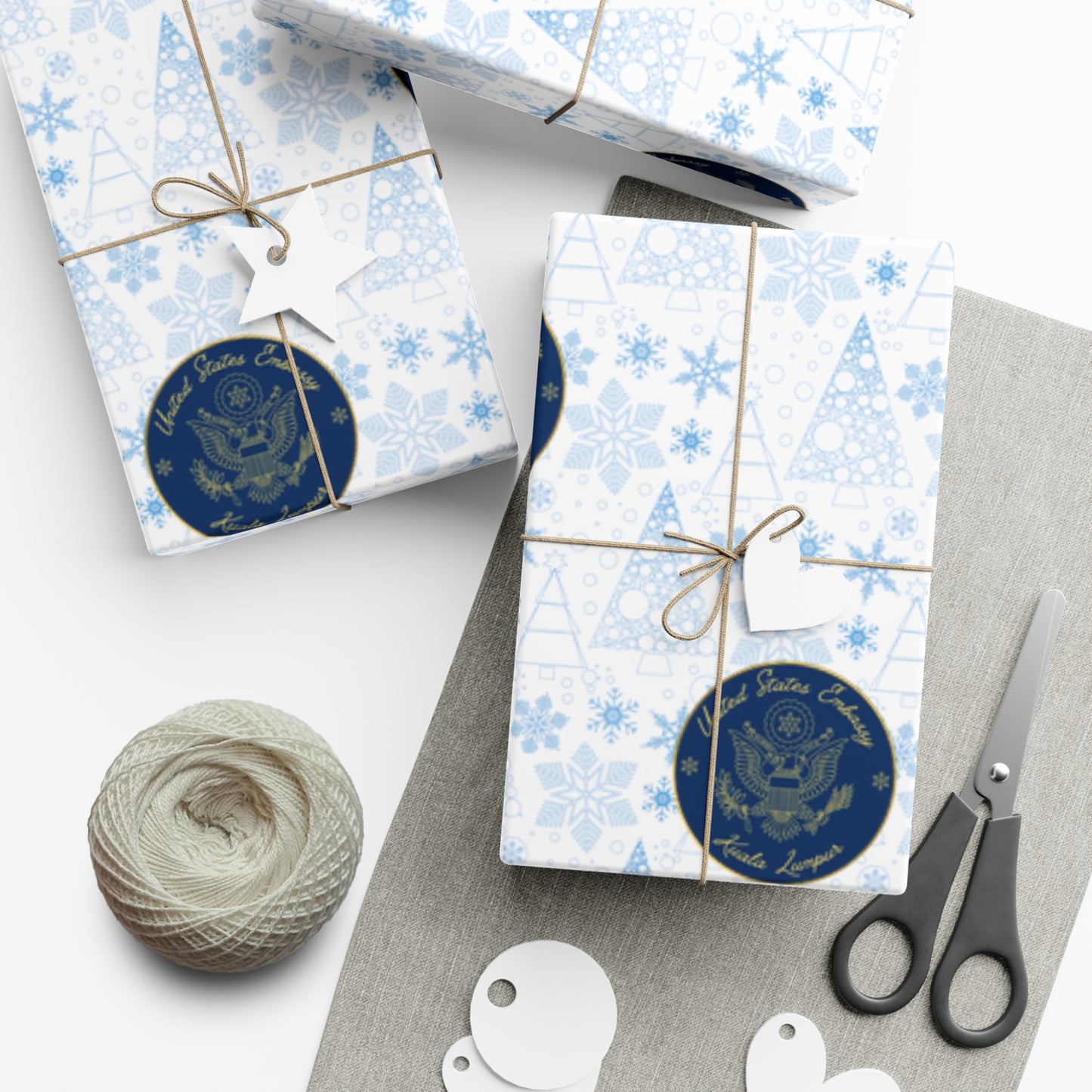 Holiday Gift Wrapping Paper: Kuala Lumpur