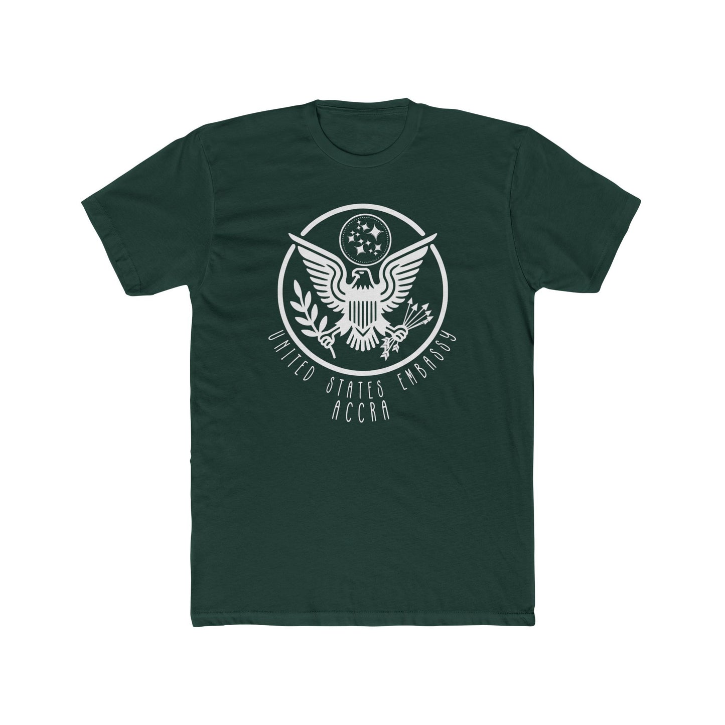 New Art Deco Cotton Crew Tee: Accra