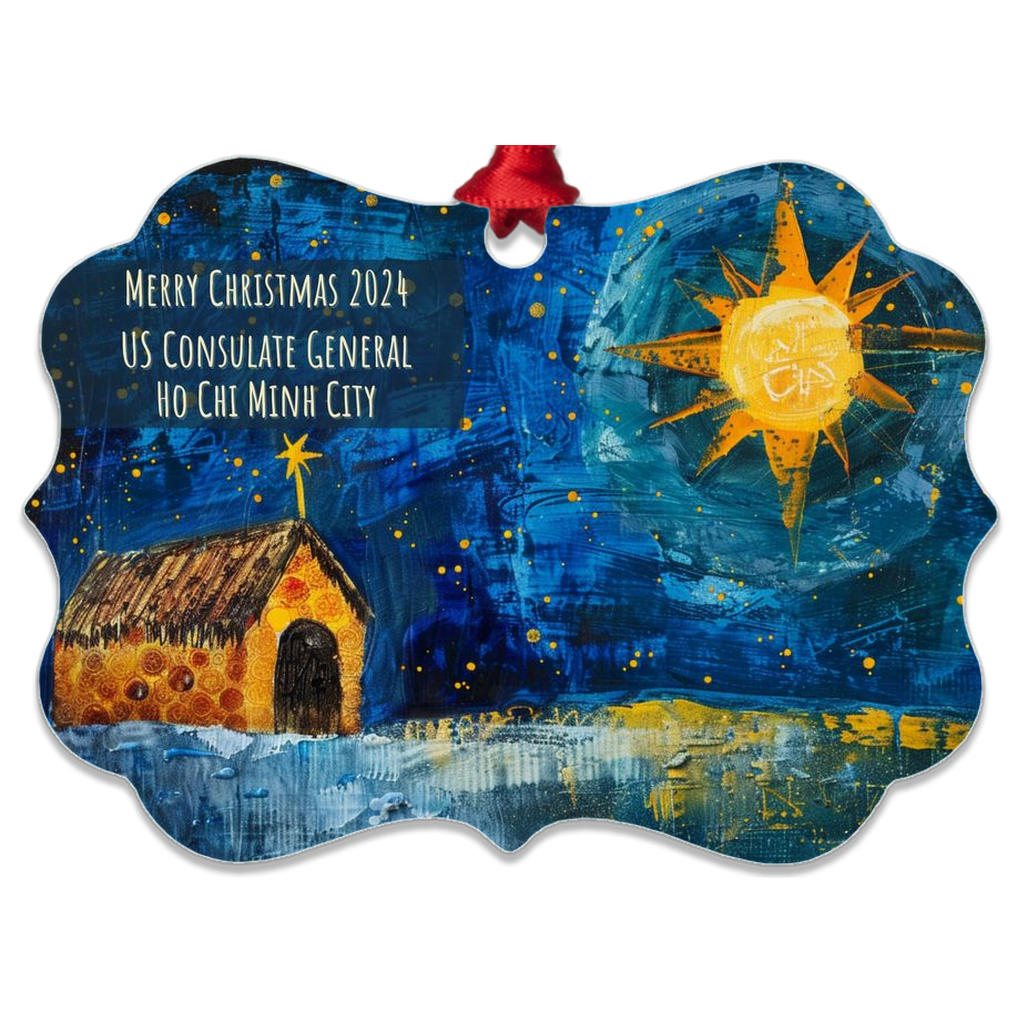 Metal Christmas Ornament, 2024: Ho Chi Minh City
