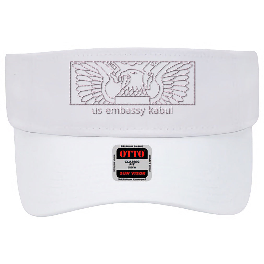 Modern Embroidered Visor: Kabul