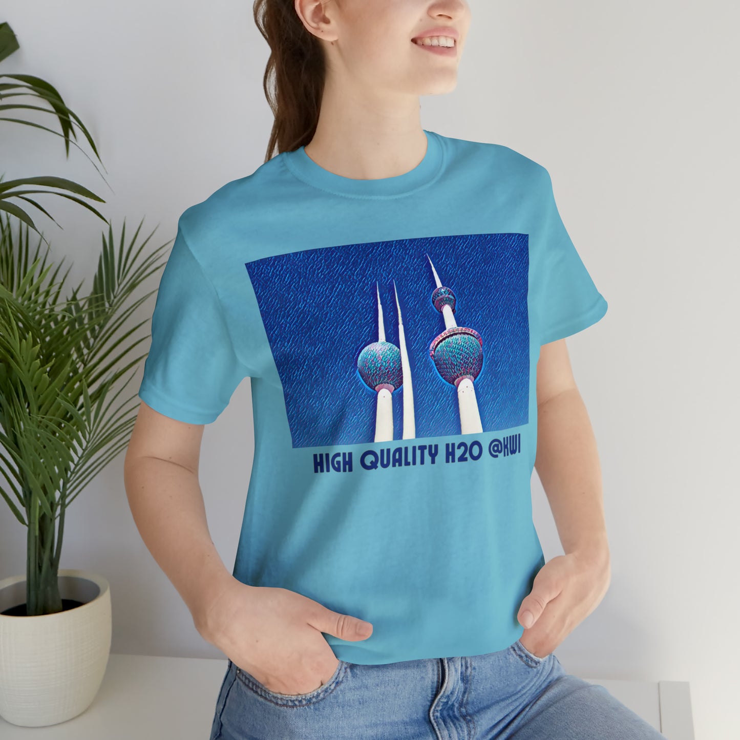 Comfy Short Sleeve Fun T-Shirt: Kuwait City