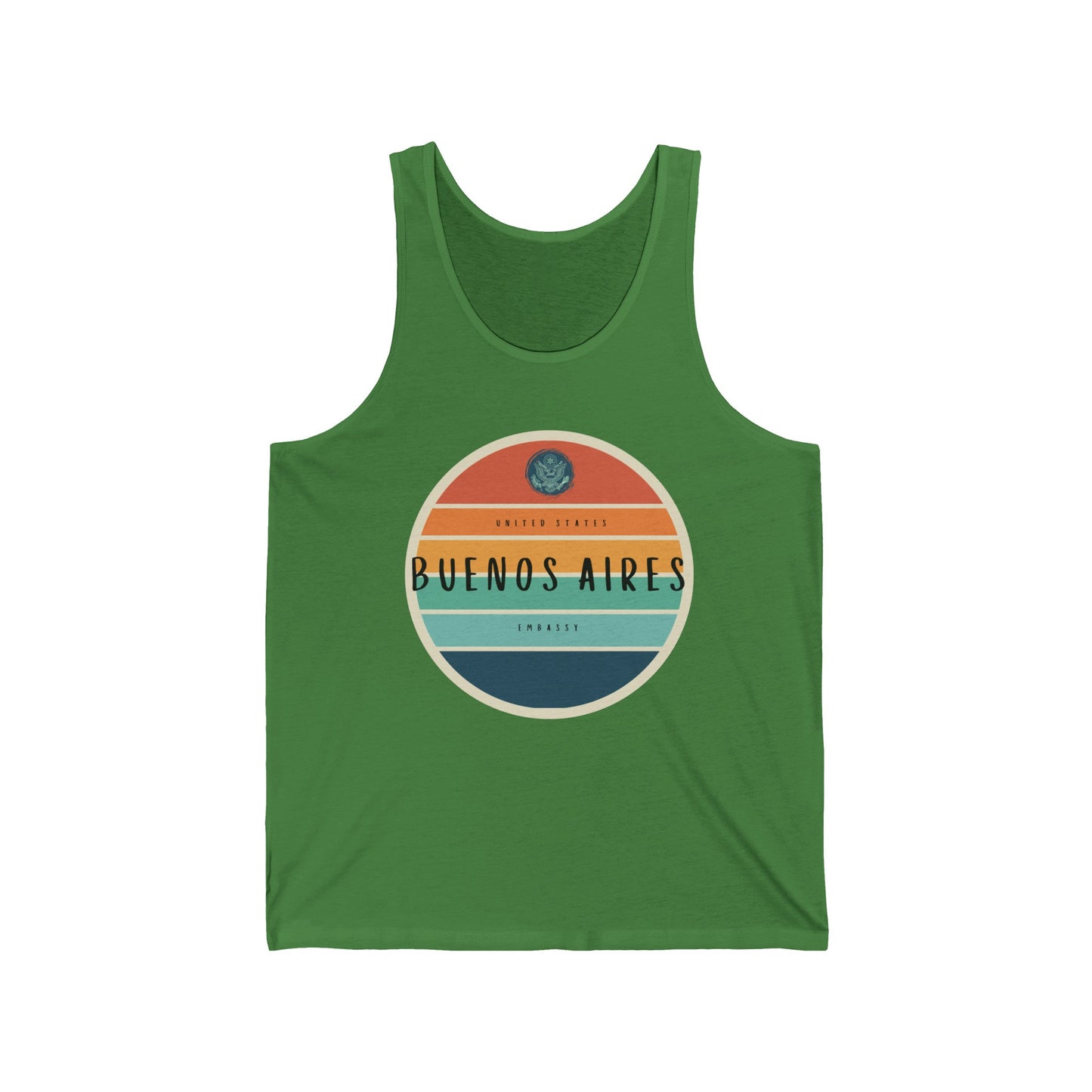 Setting Sun Tank Top: Buenos Aires