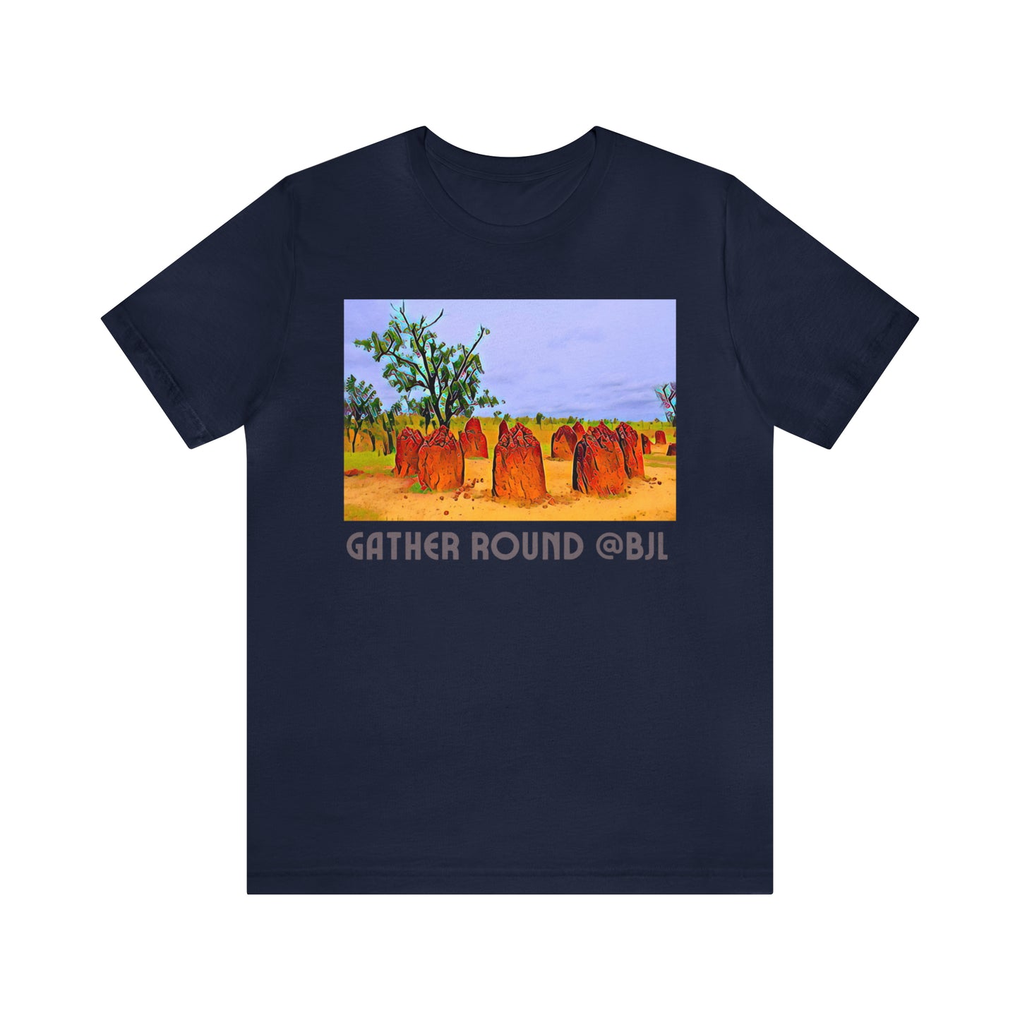 Comfy Short Sleeve Fun T-Shirt: Banjul