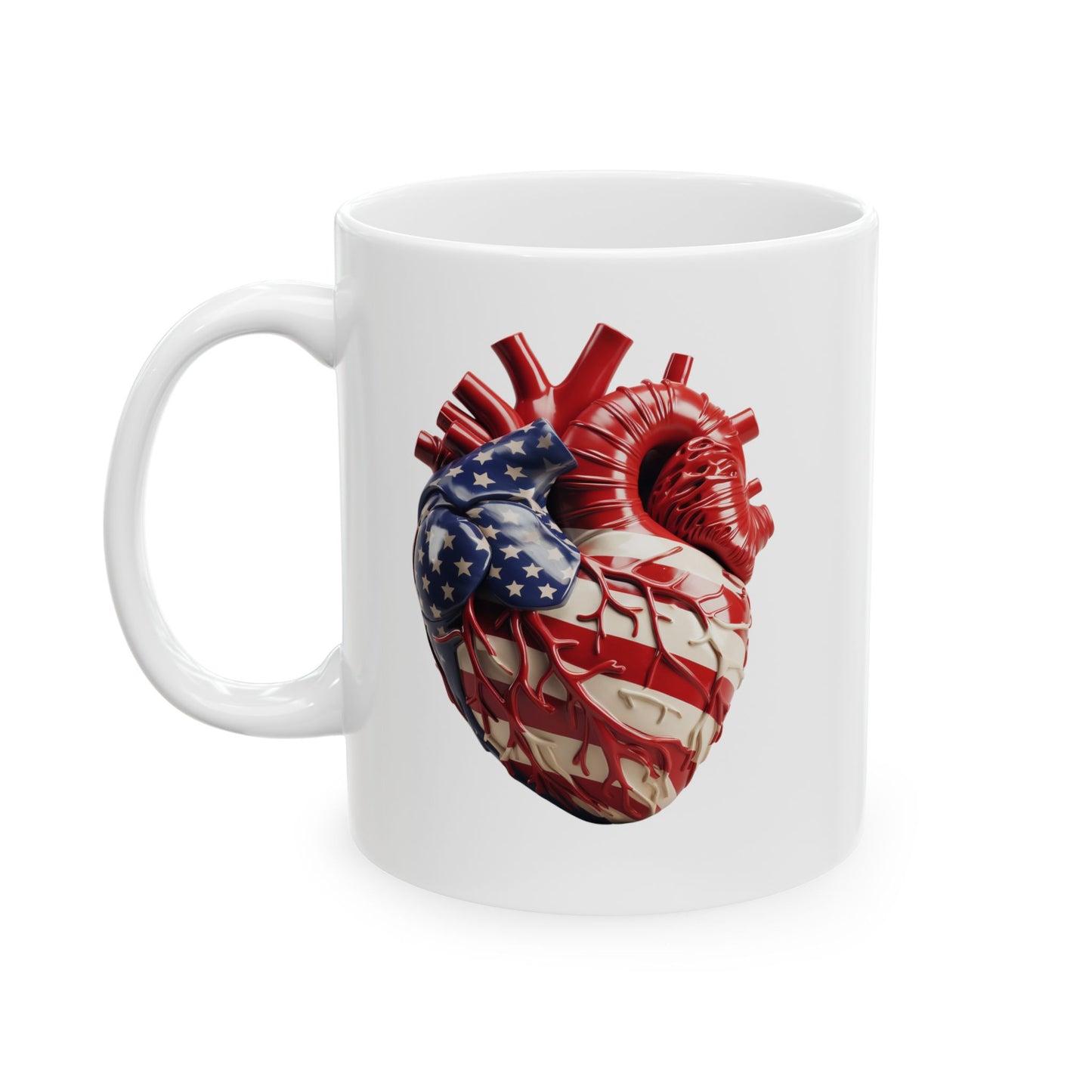 Heart of a Patriot Mug: Global