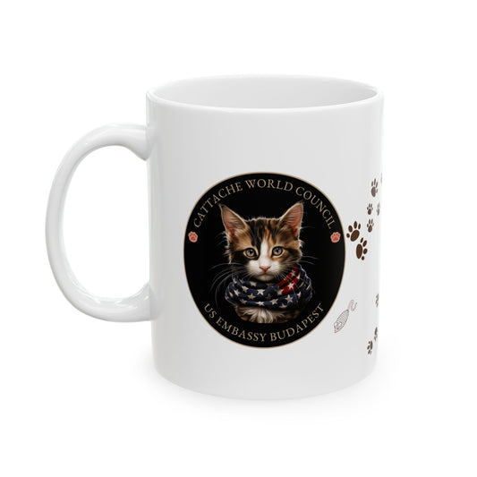 Cattache Mug, Calico: Hungary