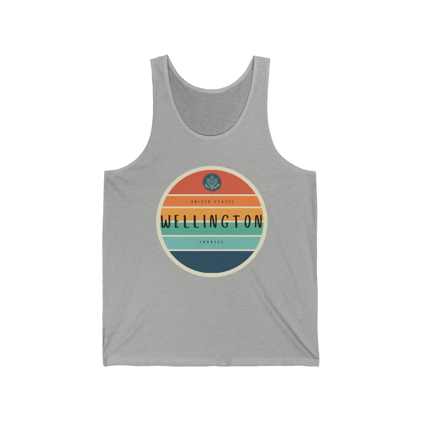 Setting Sun Tank Top: Wellington