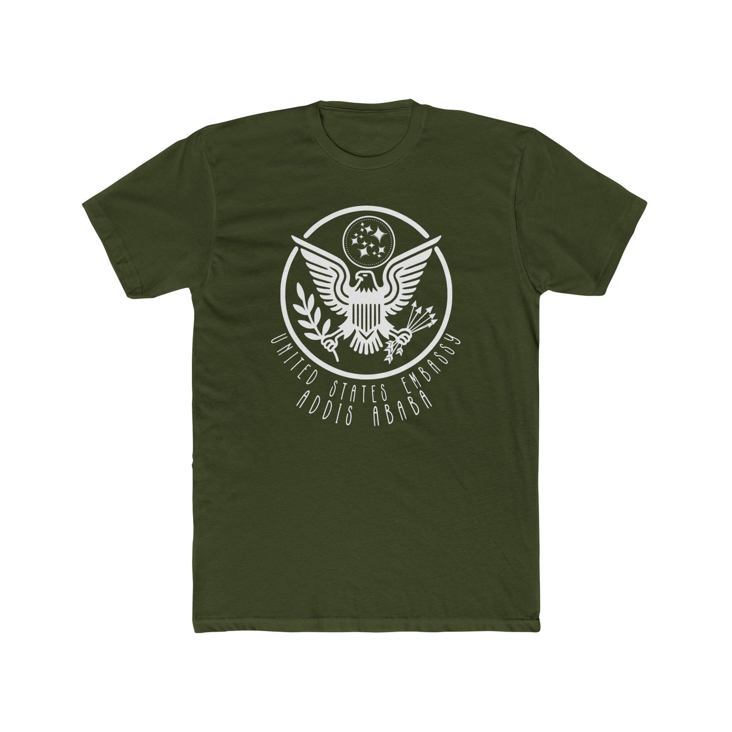 New Art Deco Cotton Crew Tee: Addis Ababa