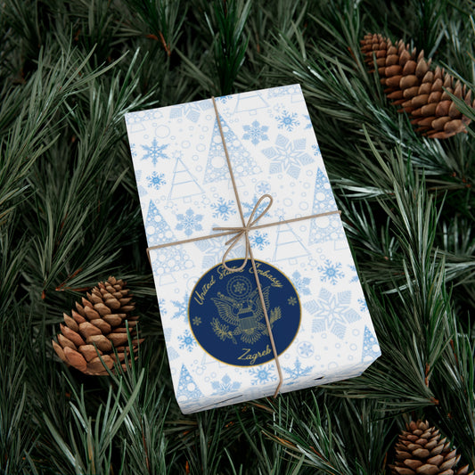 Holiday Gift Wrapping Paper: Zagreb