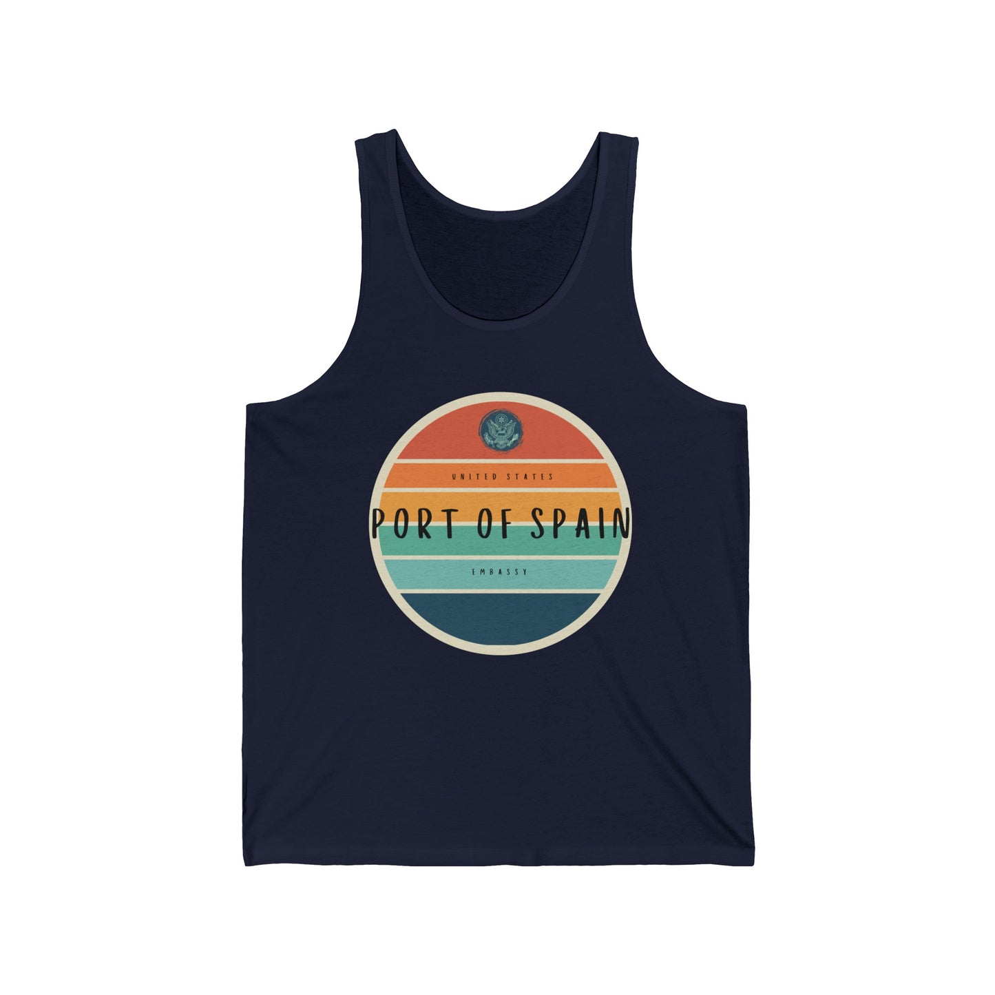 Setting Sun Tank Top: Port of Spain