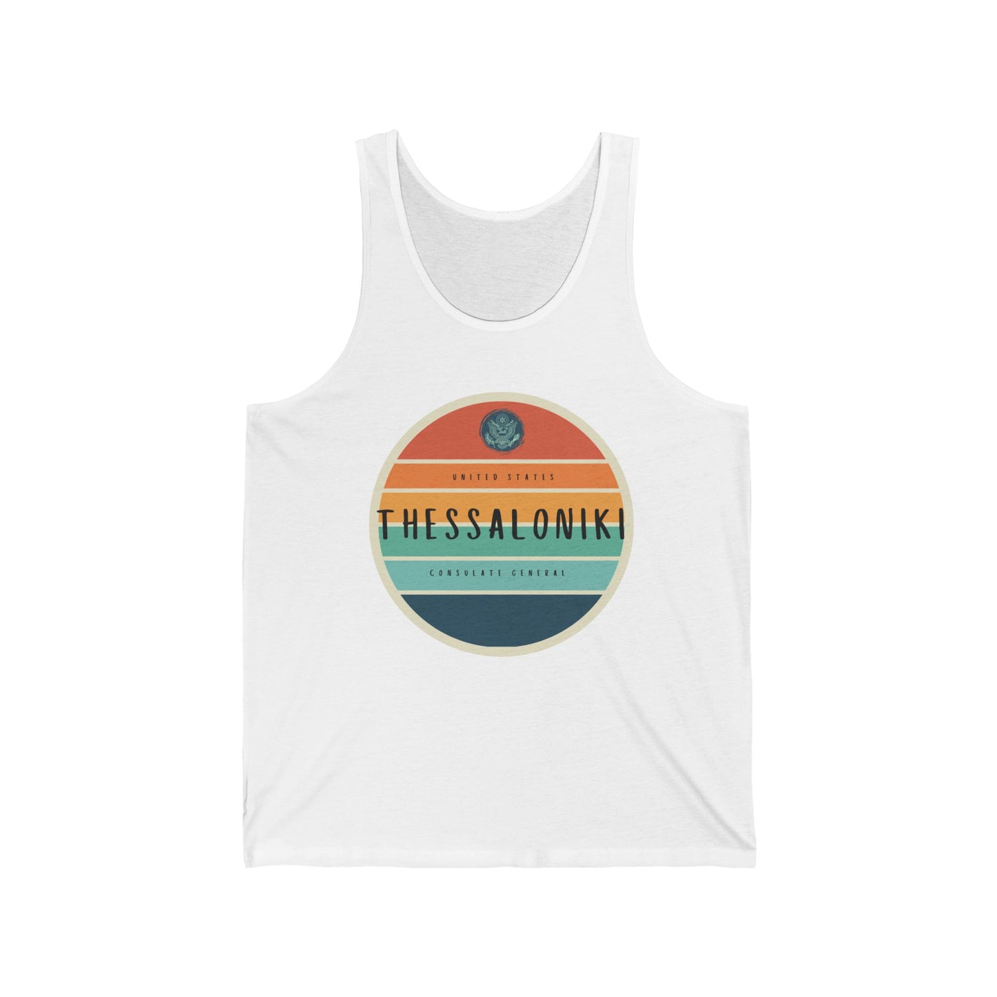 Setting Sun Tank Top: Thessaloniki