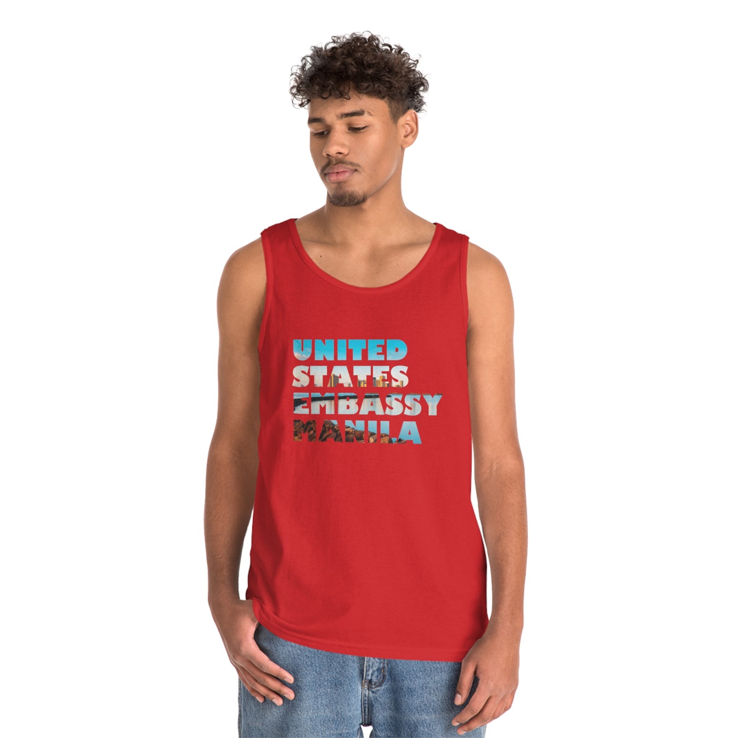 Read the Lines Tank Top: Manila