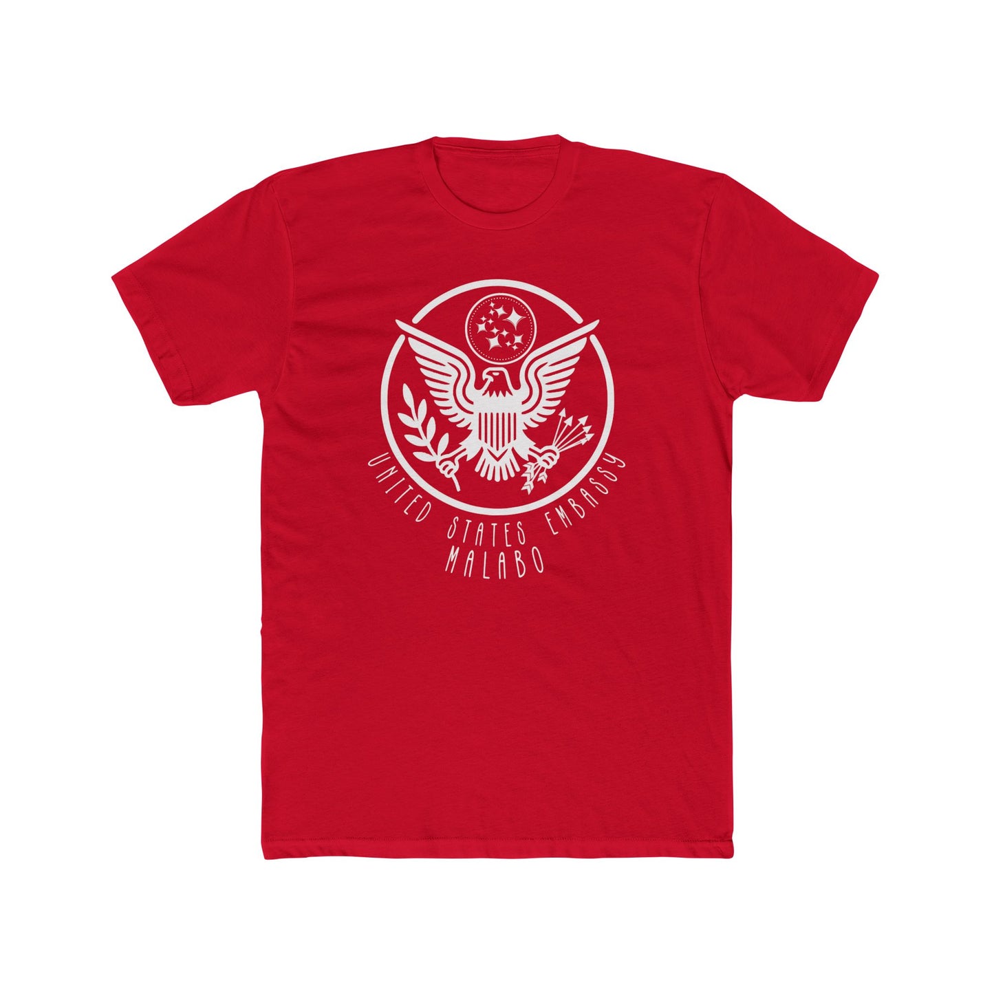 New Art Deco Cotton Crew Tee: Malabo