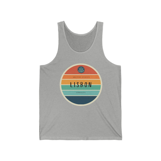 Setting Sun Tank Top: Lisbon