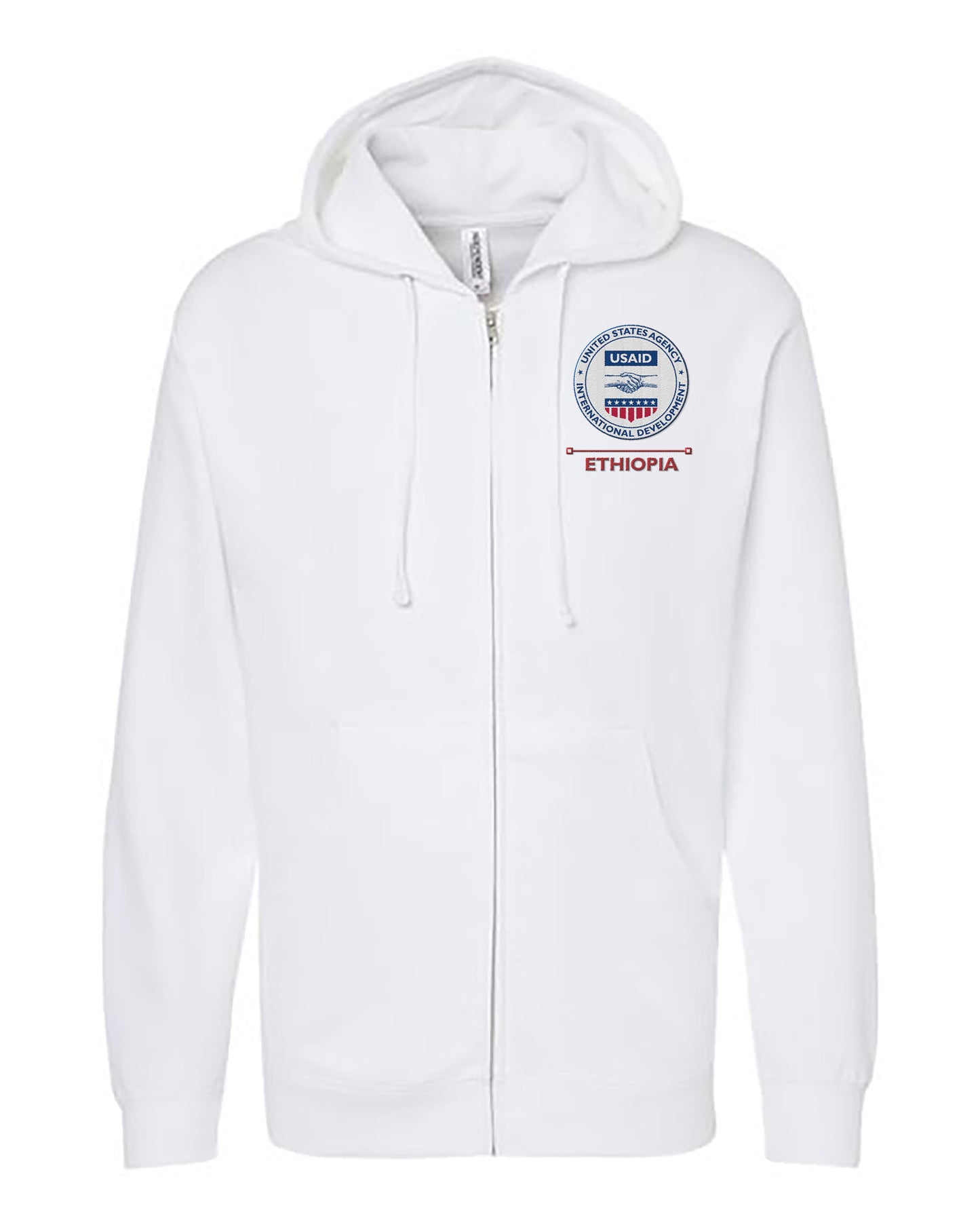 USAID Embroidered Hoodie: Ethiopia