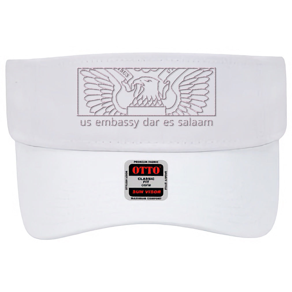 Modern Embroidered Visor: Dar es Salaam