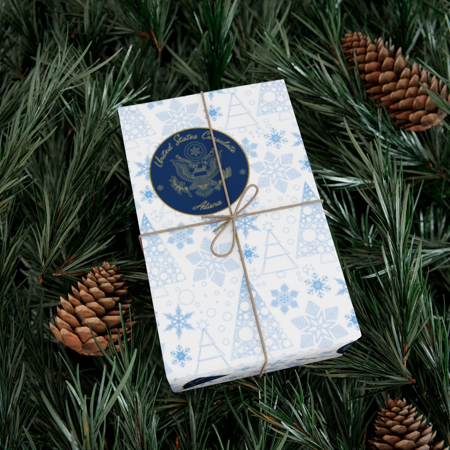 Holiday Gift Wrapping Paper: Adana