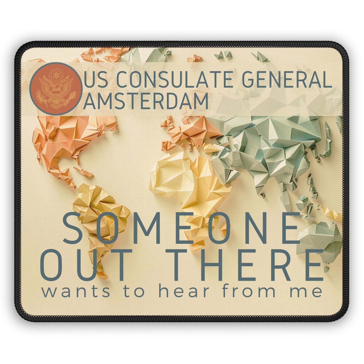 Gorgeous Reminder Mouse Pad: Amsterdam