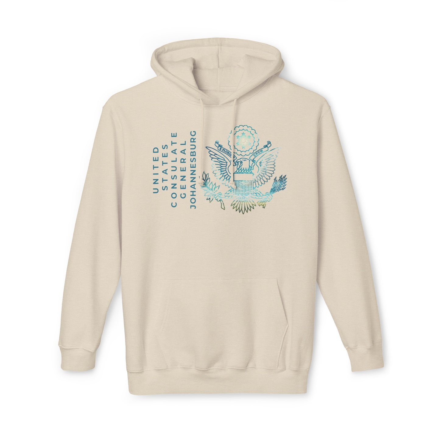 Modern, Made in the USA Hoodie: Johannesburg