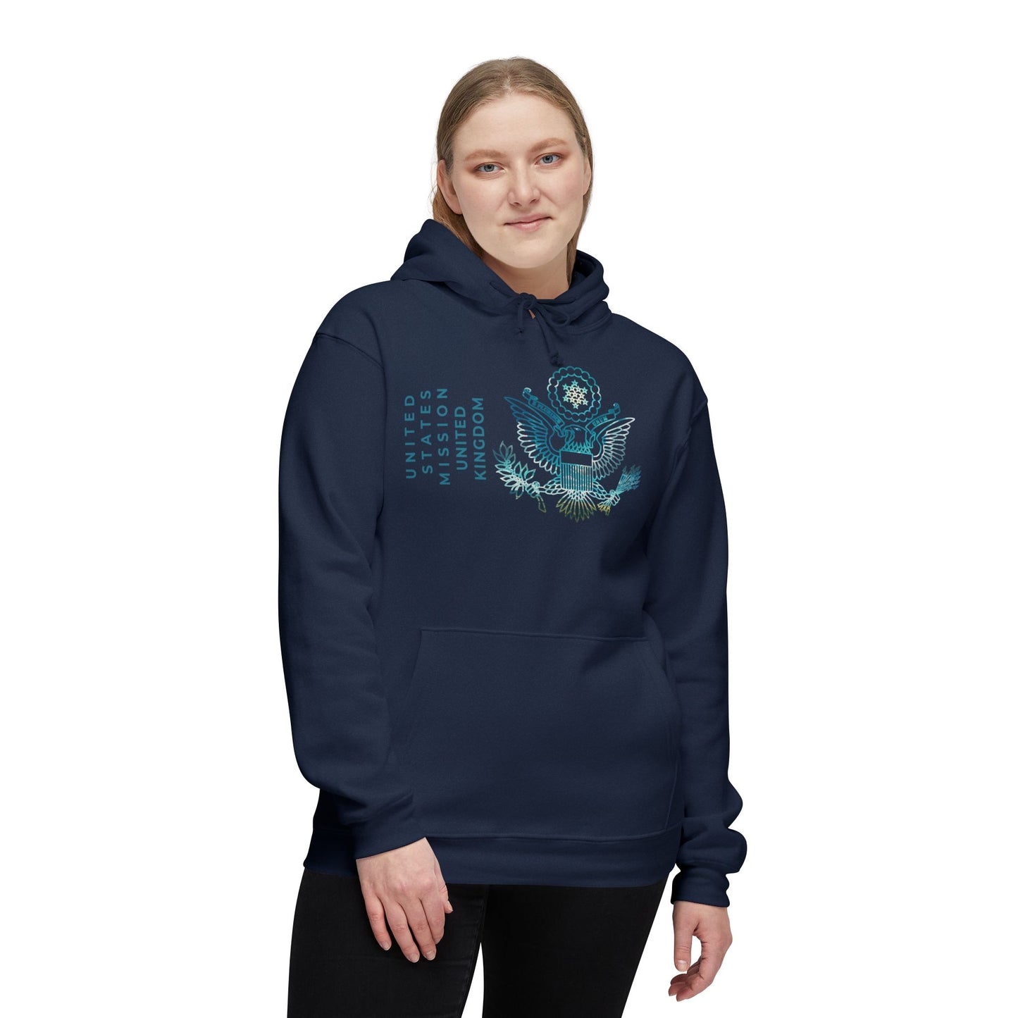 Modern, Made in the USA Hoodie: United Kingdom
