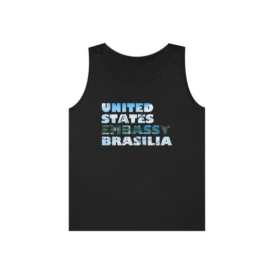Read the Lines Tank Top: Brasilia