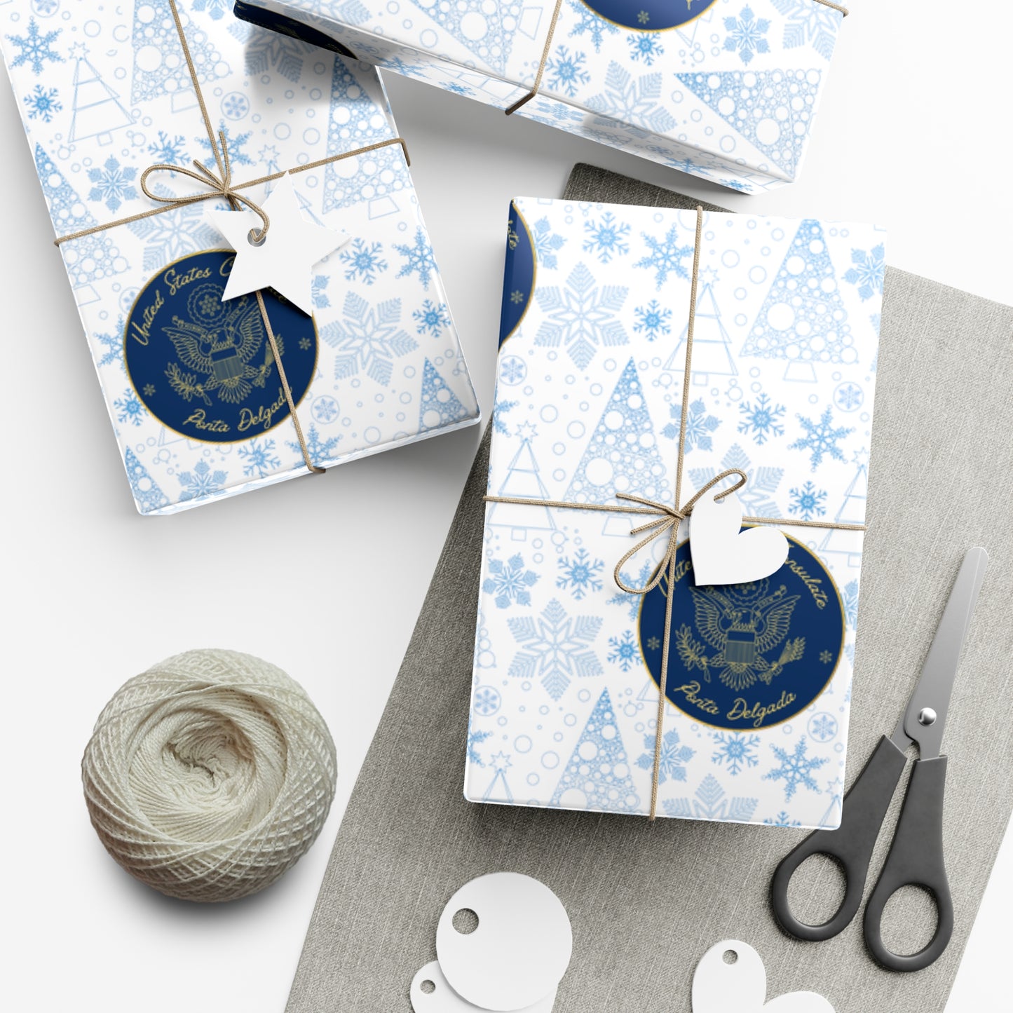 Holiday Gift Wrapping Paper: Ponta Delgada