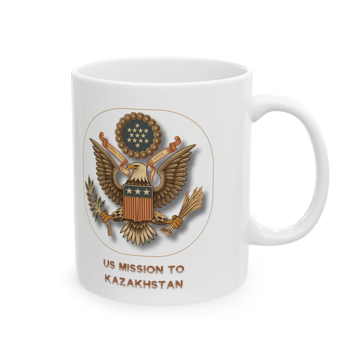 Vintage Great Seal Coffee Mug: Kazahstan