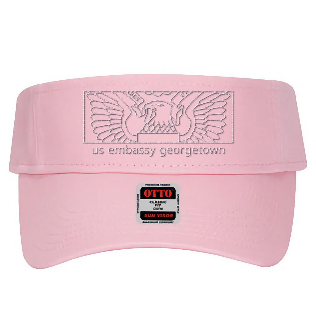 Modern Embroidered Visor: Georgetown