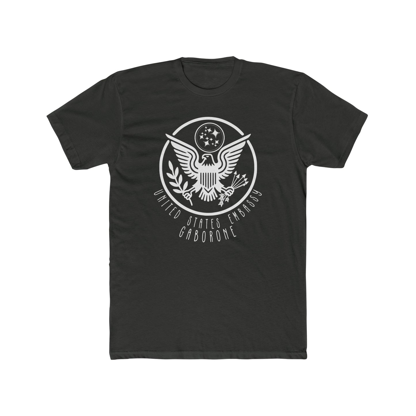 New Art Deco Cotton Crew Tee: Gaborone