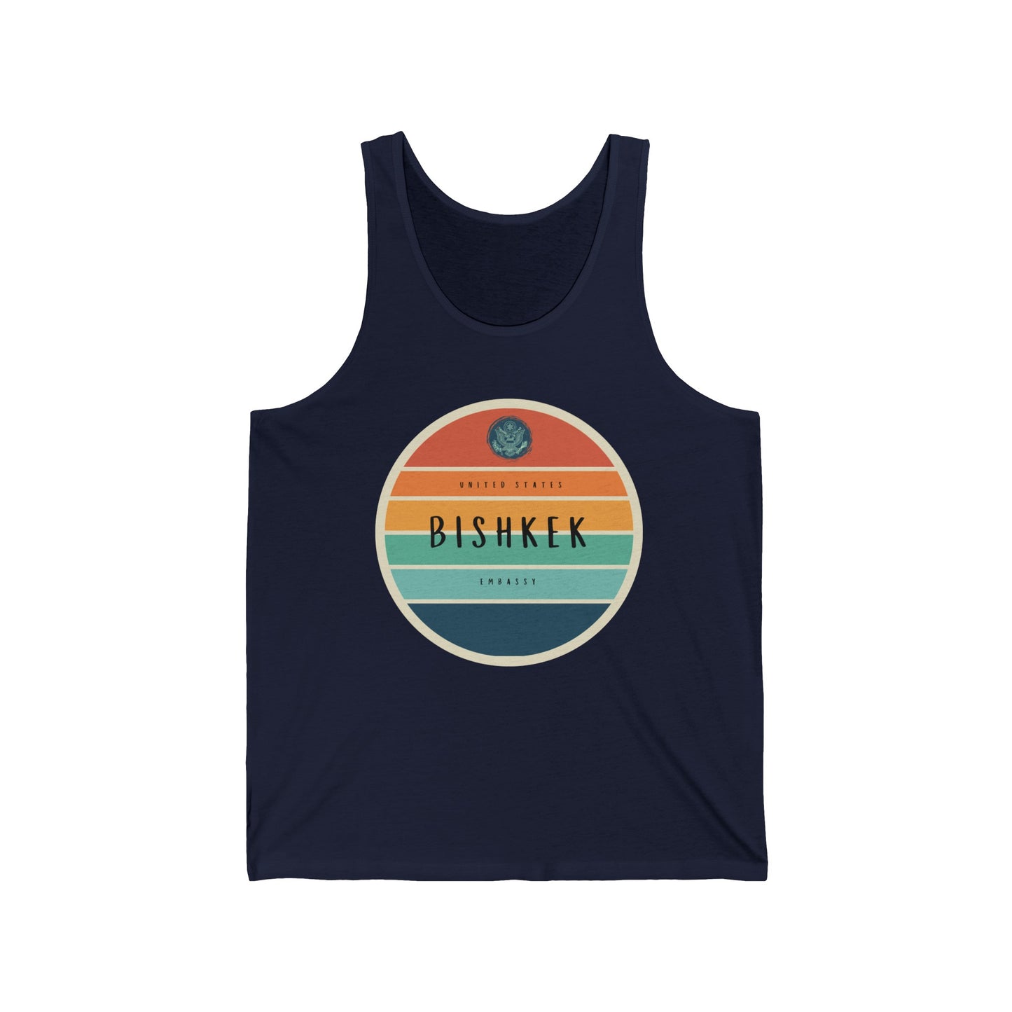 Setting Sun Tank Top: Bishkek