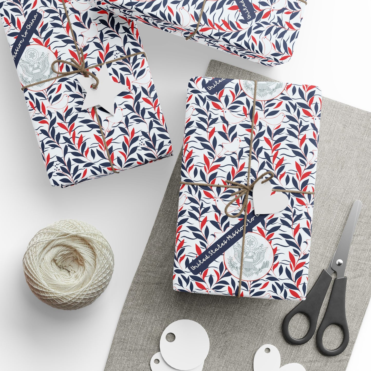 Finding Peace Wrapping Paper: China