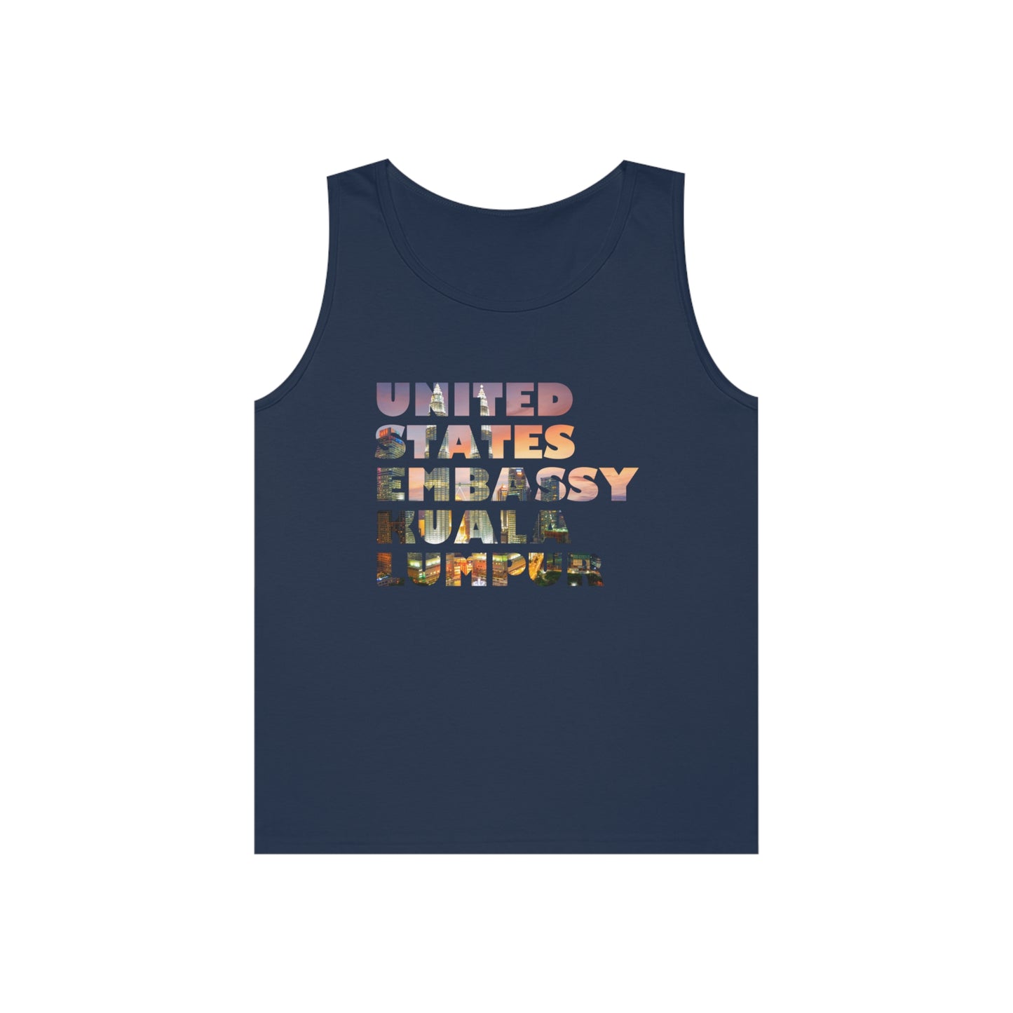 Read the Lines Tank Top: Kuala Lumpur