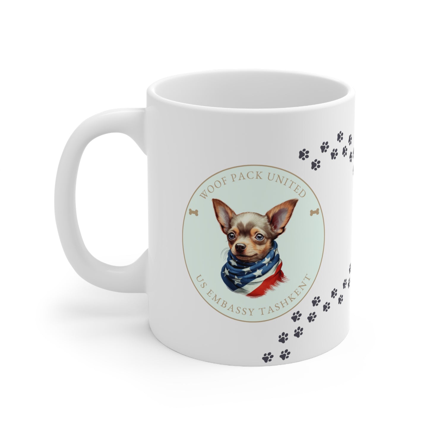 Woof Pack, Chihuahua Mug: Tashkent