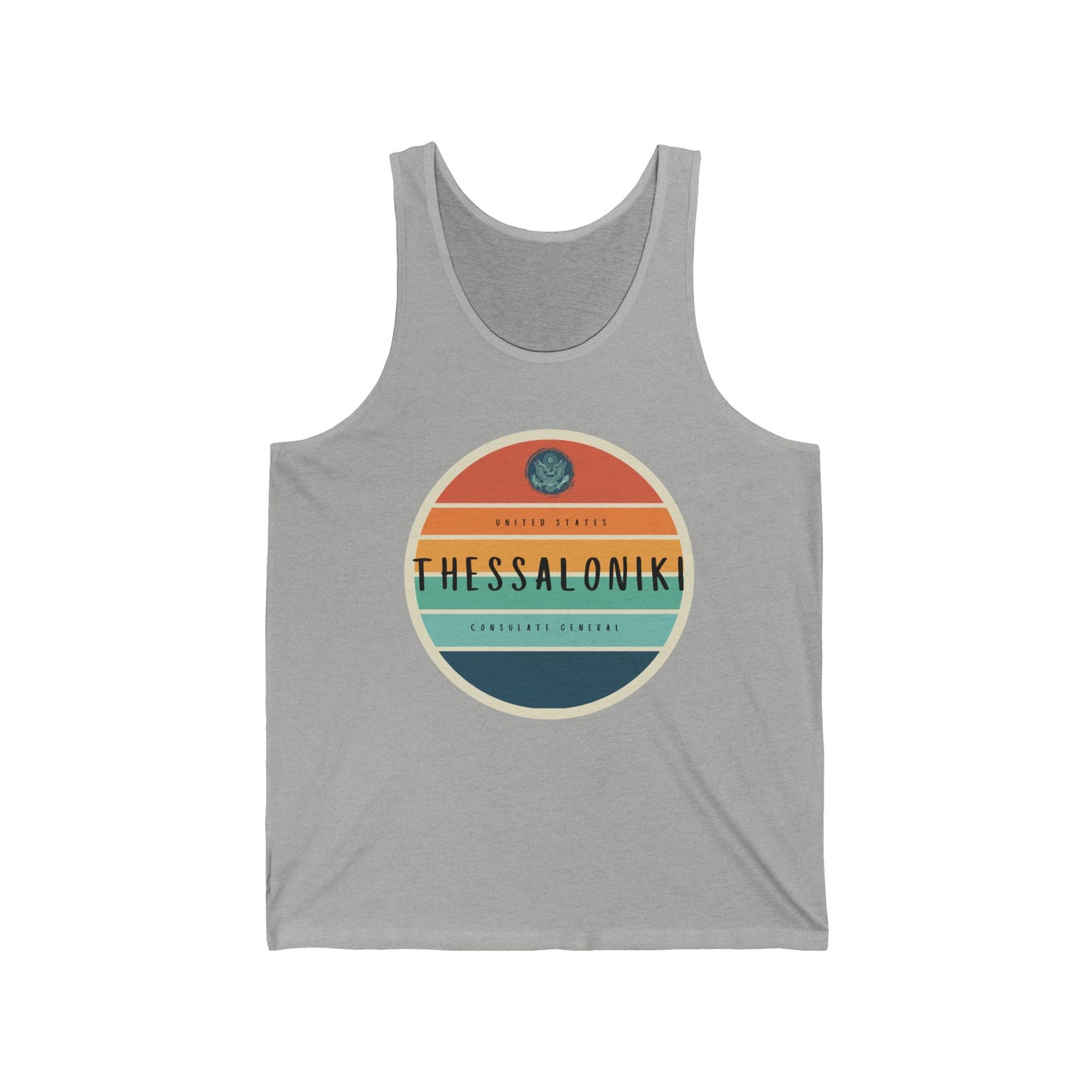 Setting Sun Tank Top: Thessaloniki