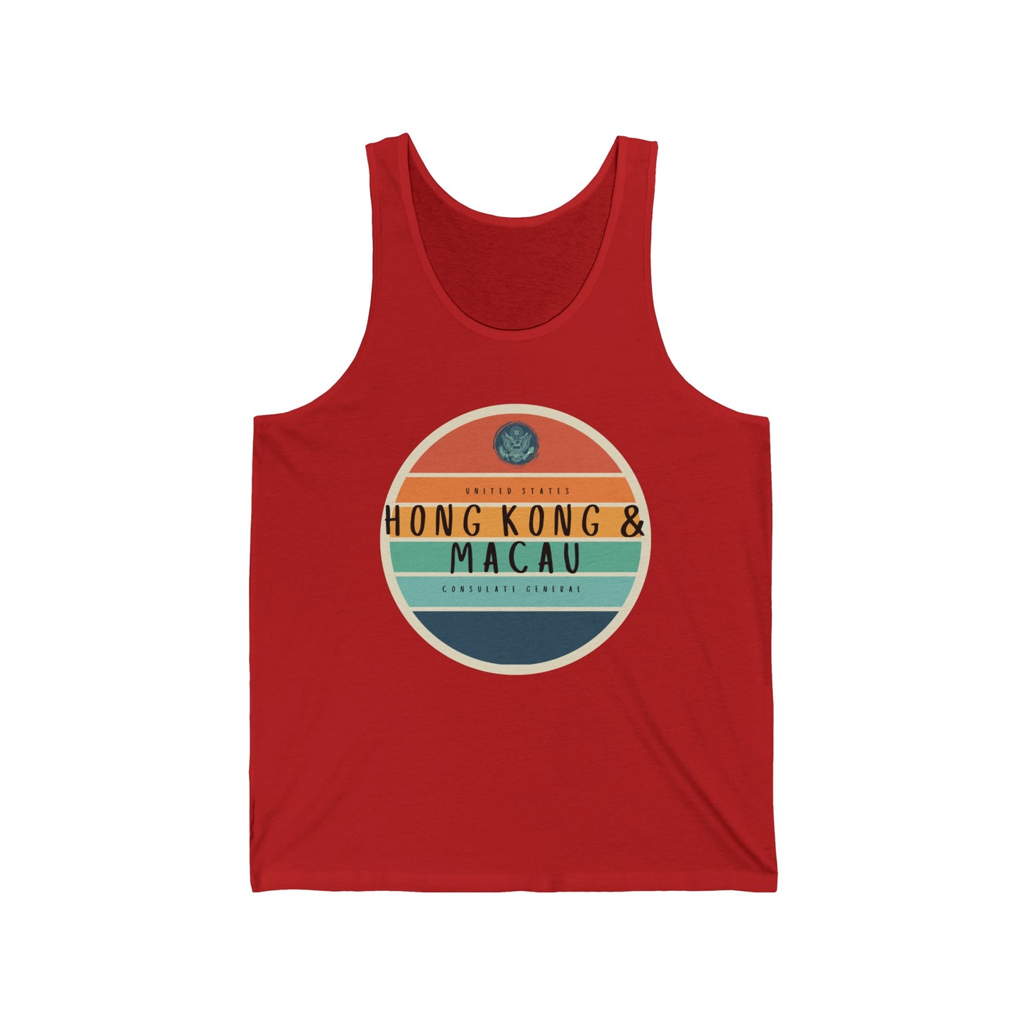 Setting Sun Tank Top: Hong Kong & Macau