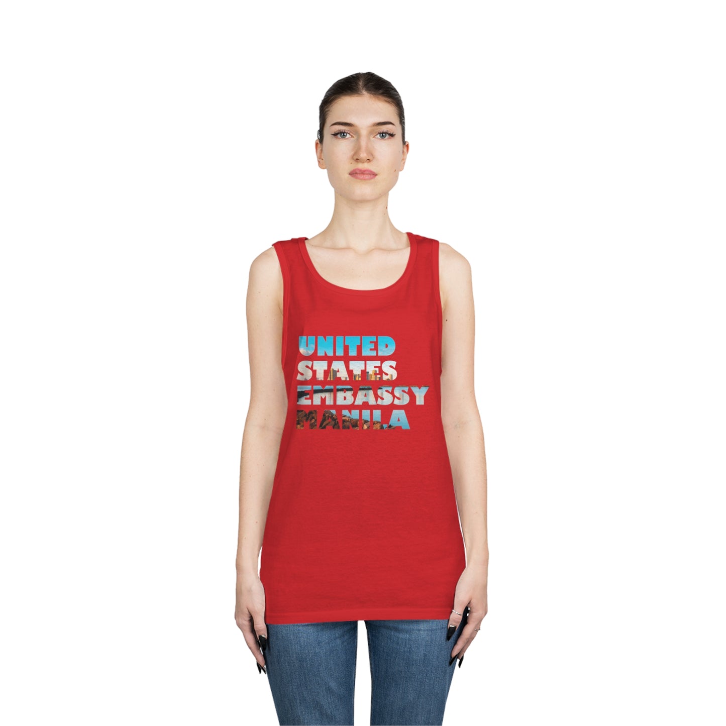 Read the Lines Tank Top: Manila