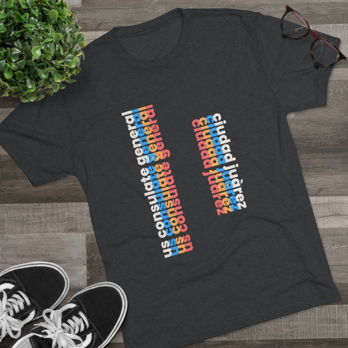 Retro Verso T-Shirt:  Ciudad Juarez