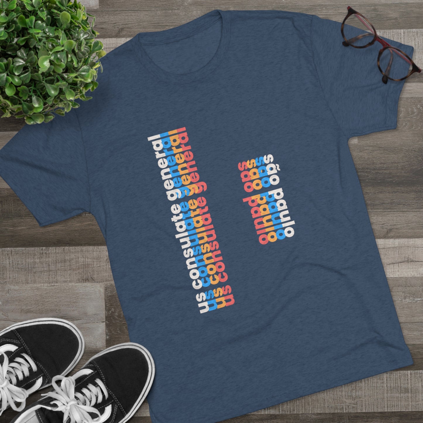 Retro Verso T-Shirt:  Sao Paulo