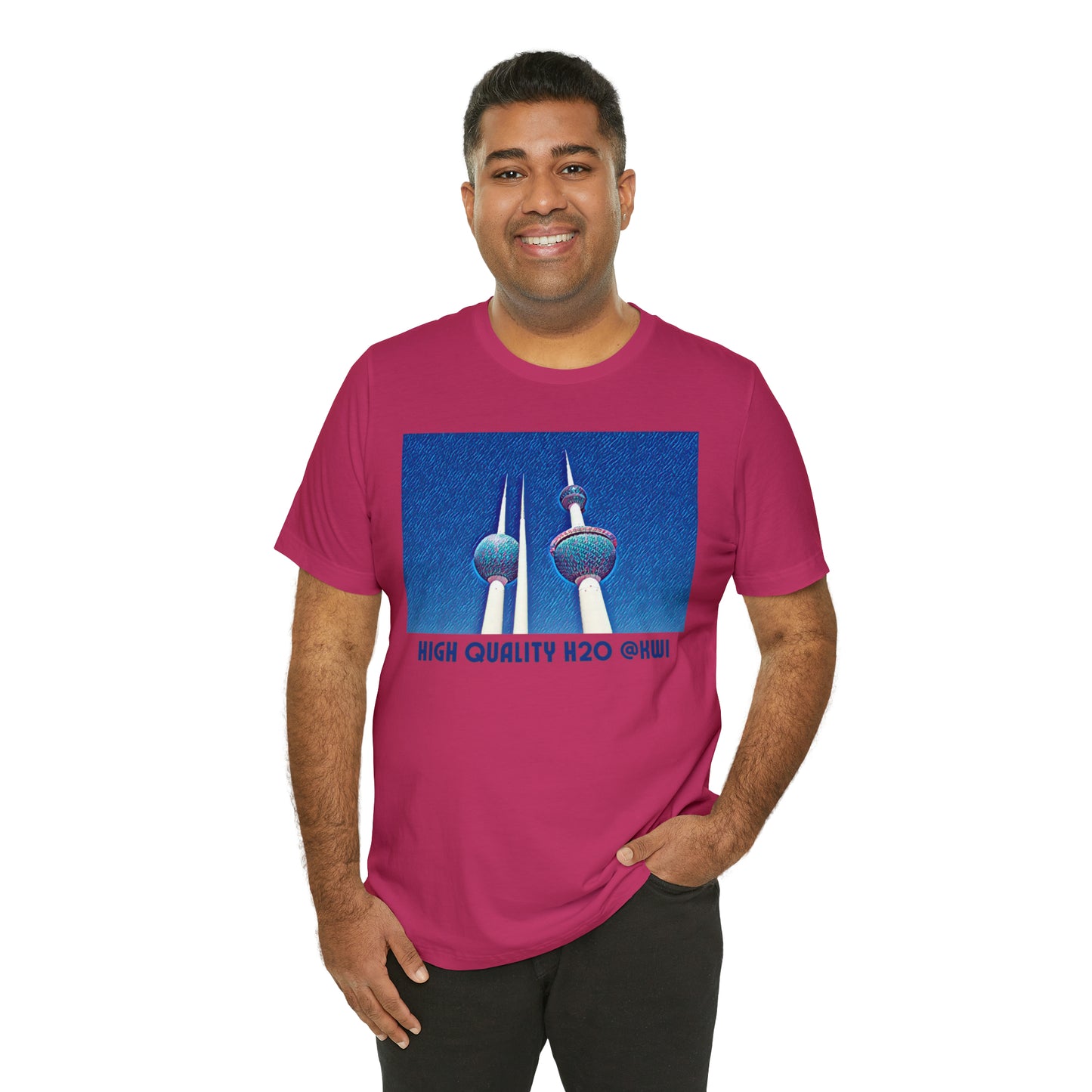 Comfy Short Sleeve Fun T-Shirt: Kuwait City