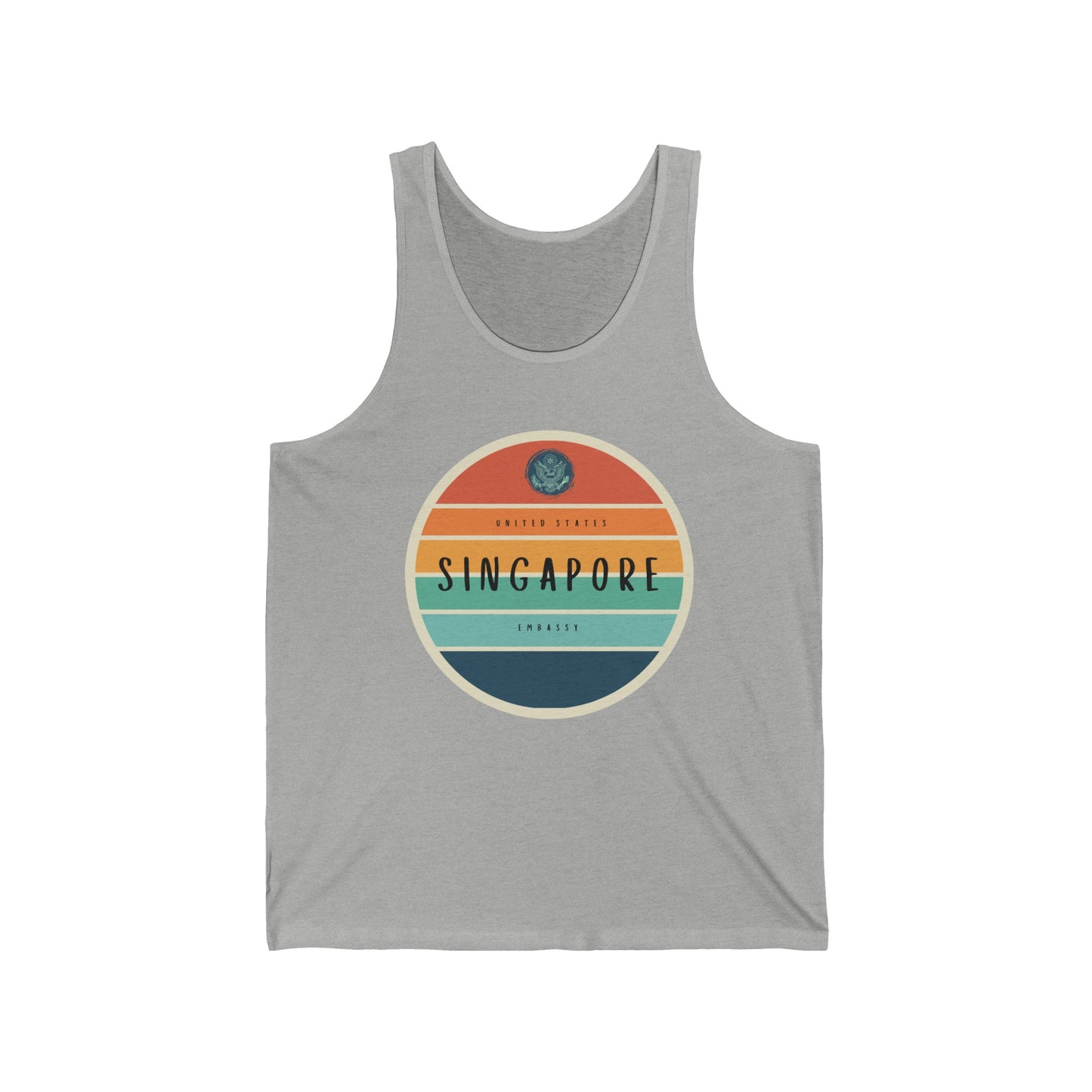 Setting Sun Tank Top: Singapore