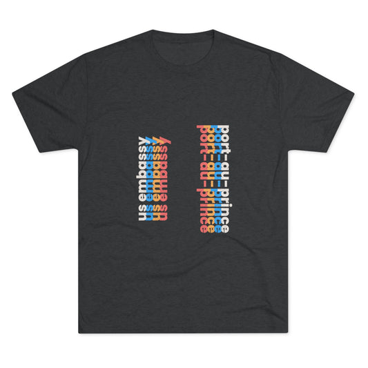 Retro Verso T-Shirt: Port-Au-Prince