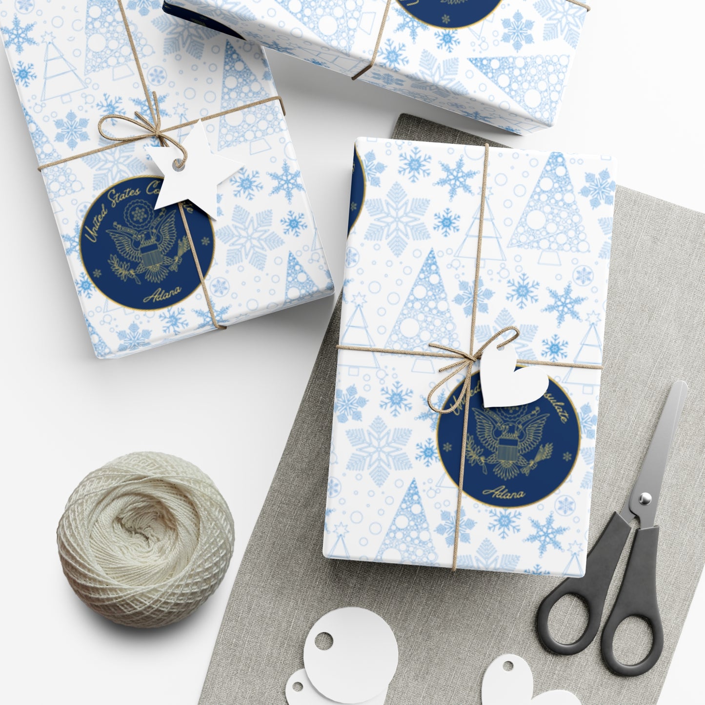 Holiday Gift Wrapping Paper: Adana